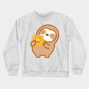 Cute Honey Sloth Crewneck Sweatshirt